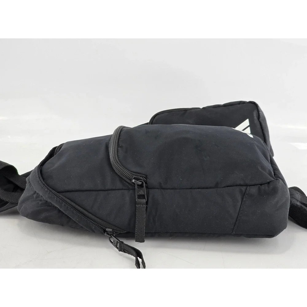Adidas Sling Bag Unisex OS Black Crossbody Shoulder Backpack - Excellent